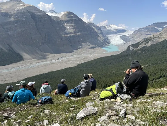 hiking tour in Canadian Rockies