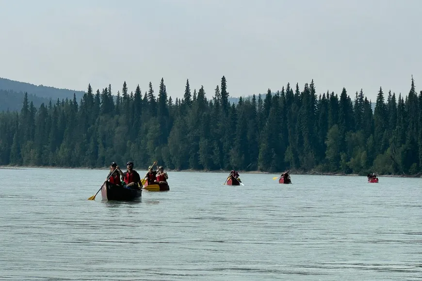 Canoeing on Alberta's river's