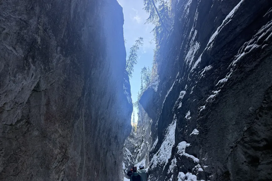 Winter guided canyon walk