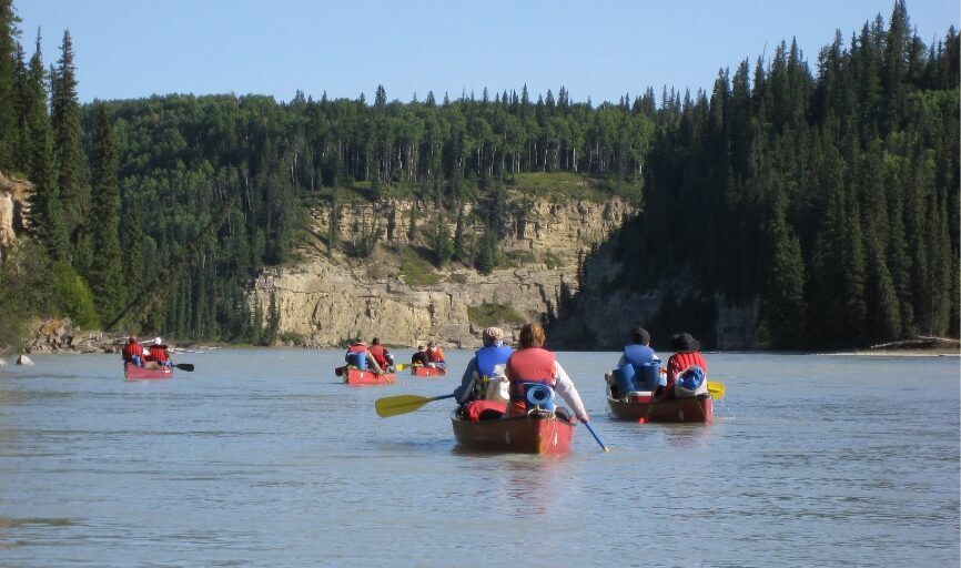 camping, hiking, canoe trip, alberta, canada, multi day