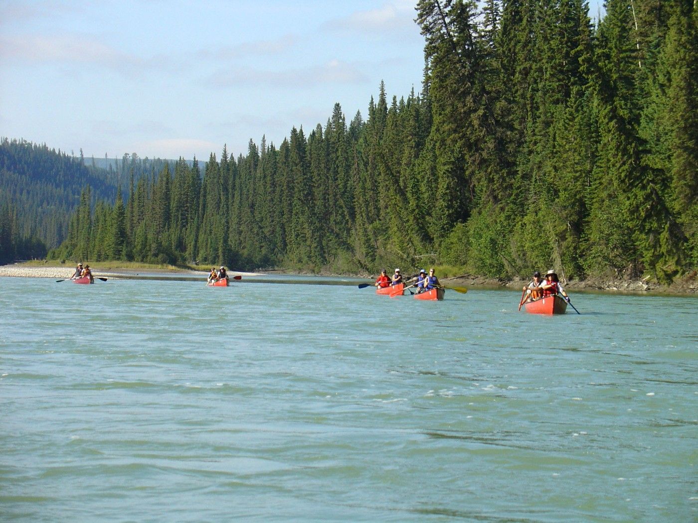 mehrtägiger Kanutrip, Kanada, Kanutour, Alberta, paddeln