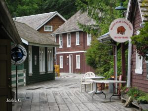 Reisen in BC und im Yukon, telegraph cove in kanada's norden