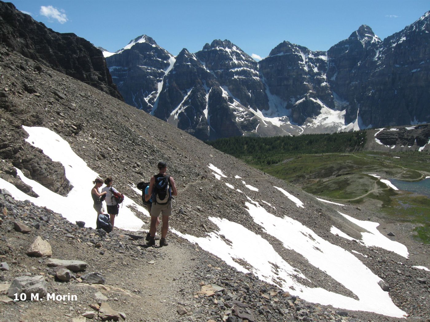 day hike near lake louise, banff national park | tageswanderung bei lake louise, banff nationalpark