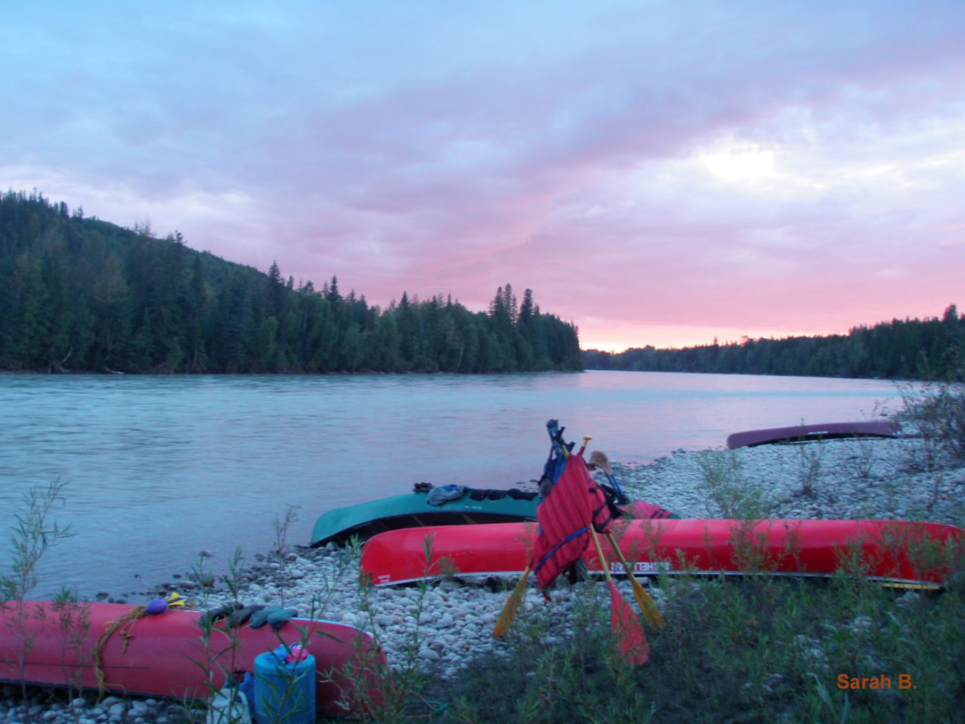 canoe tour in Alberta, Athabasca River | Kanutour in Alberta, Kanutrip in Kanada