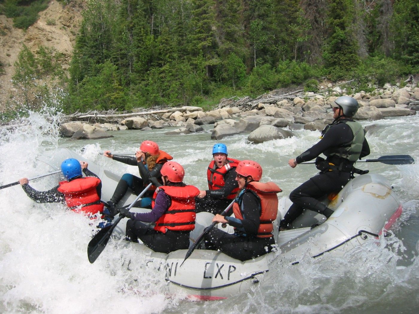 activities, rafting, river, yukon | aktivitäten, wildwasser, rafting, yukon, tatshenshini