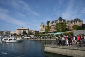 Vancouver Island hiking and camping tour, Victoria harbour