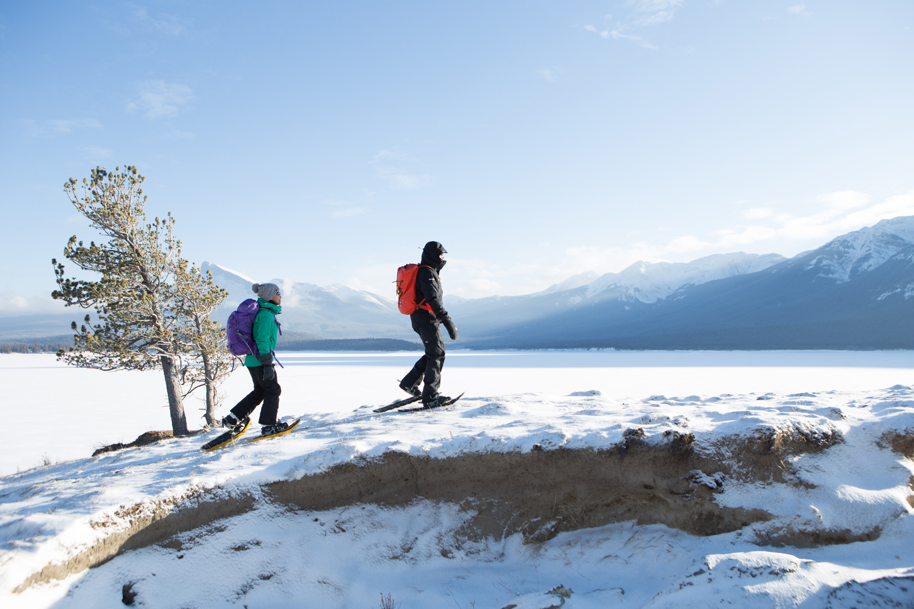 guided tour with winter activities in banff and jasper | winterurlaub mit winter aktivitäten in banff und jasper